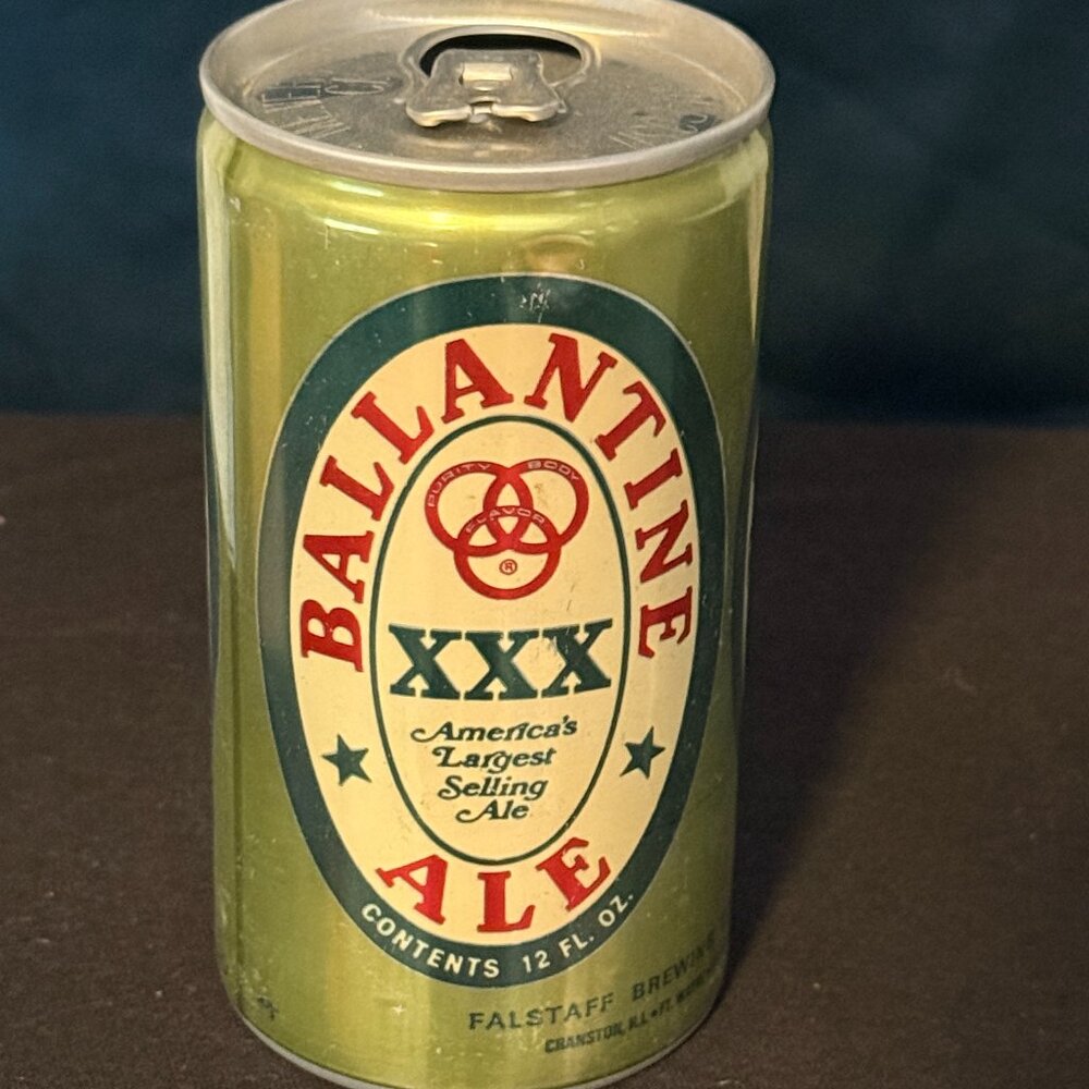 Ballantine XXX Ale pull tab vintage beer can